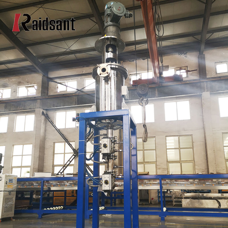 Spiral Resin Filter Equipment , Push Scrape Slag Discharge Filtering Machine