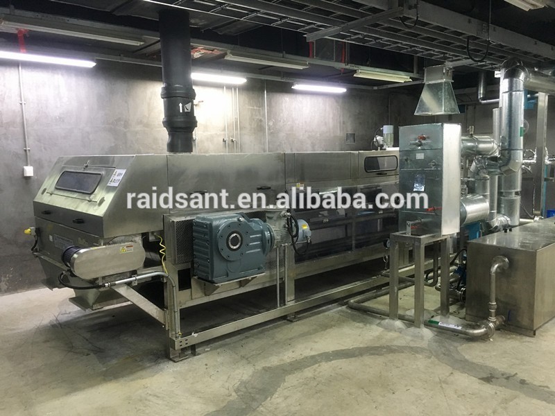 17.5kw Hot Melt Granulation Pastillator Stainless Steel Nippon Steel Belt