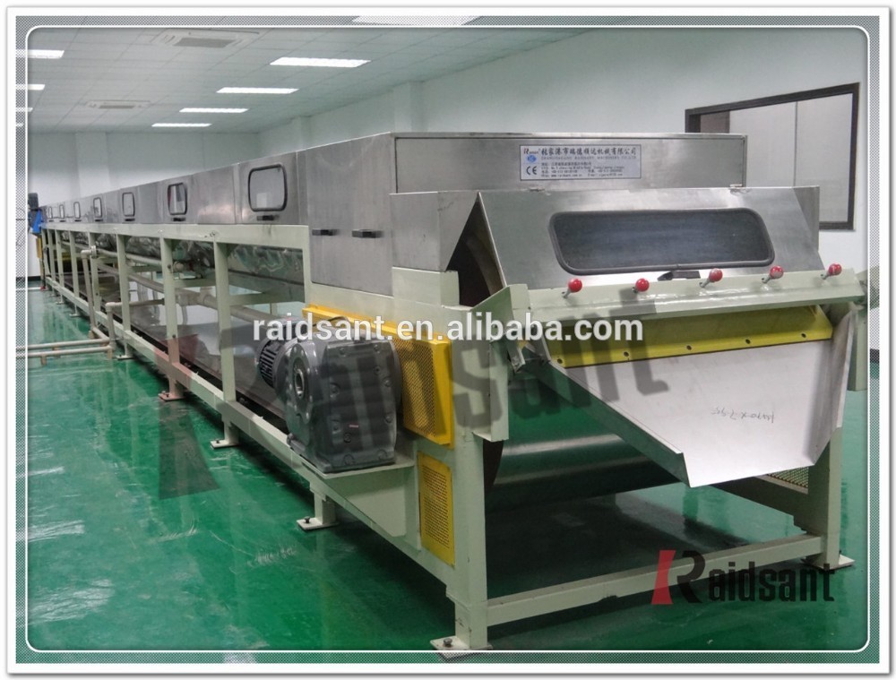 High efficiency steel belt pelletizer production line